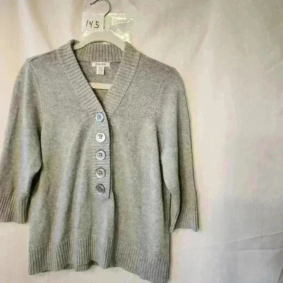 Hampshire Studio Boo! Sweaters - Hampshire Studio womens sweater size petite XL color gray